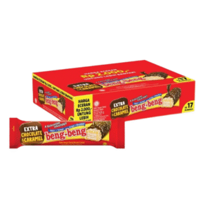 Beng Beng Chocolate Caramel Crispy Wafer - 1 box isi 17 pcs