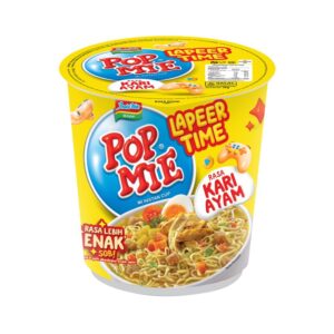 Pop Mie Lapeer Kuah Kari Ayam Mie Instan Cup - 75gr